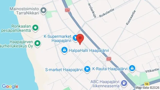 Lokaler til leje i Haapajärvi - Foto fra Google Street View