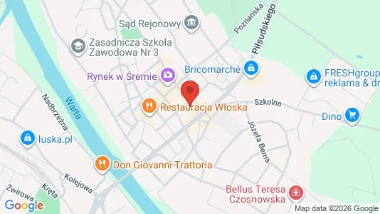 Büros zur Miete i Śremski - kort over placeringen