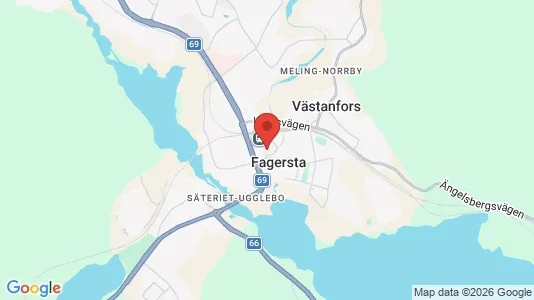 Liikekiinteistöt Vuokrattavana i Fagersta - Kuva Google Street Viewstä