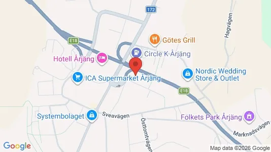 Liikekiinteistöt Vuokrattavana i Årjäng - Kuva Google Street Viewstä