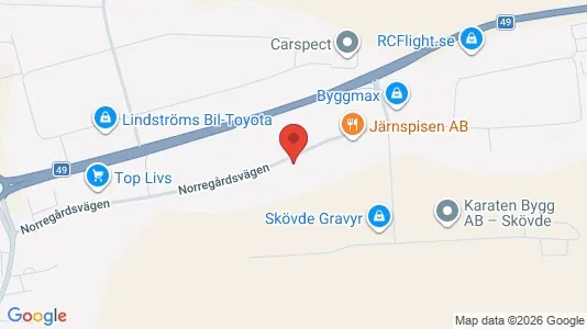 Liikekiinteistöt Vuokrattavana i Skövde - Kuva Google Street Viewstä