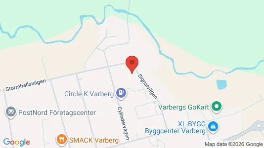 Gewerbeflächen zur Miete i Varberg – Foto von Google Street View