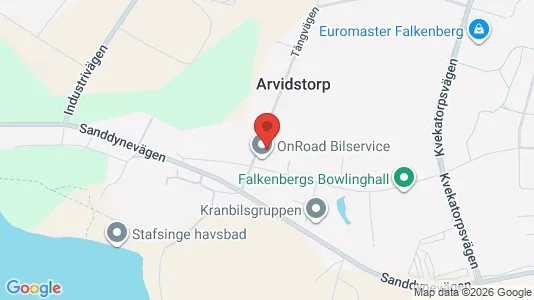 Liikekiinteistöt Vuokrattavana i Falkenberg - Kuva Google Street Viewstä