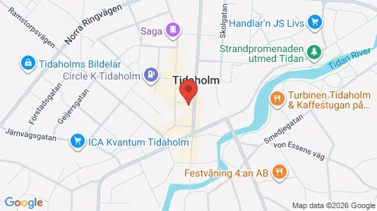 Lokaler til leje i Tidaholm - Foto fra Google Street View