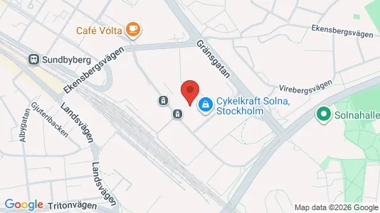 Liikekiinteistöt Vuokrattavana i Solna - Kuva Google Street Viewstä