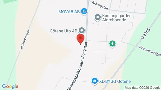 Lokaler til leje i Götene - Foto fra Google Street View