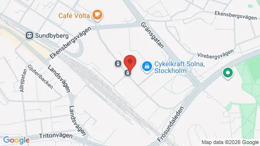 Liikekiinteistöt Vuokrattavana i Solna - Kuva Google Street Viewstä