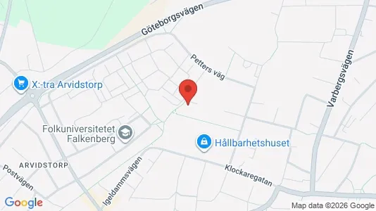 Liikekiinteistöt Vuokrattavana i Falkenberg - Kuva Google Street Viewstä