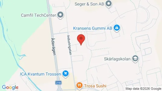 Bedrijfsruimtes te huur i Trosa - Foto uit Google Street View