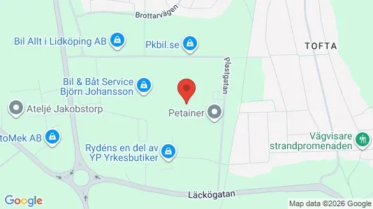 Lokaler til leie i Lidköping – Bilde fra Google Street View
