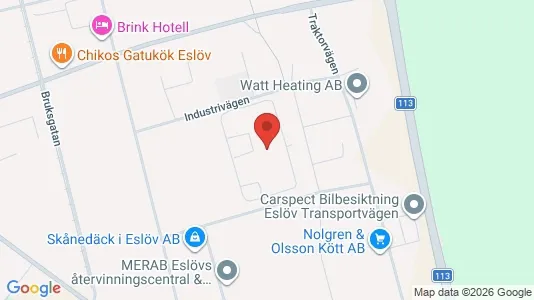 Liikekiinteistöt Vuokrattavana i Eslöv - Kuva Google Street Viewstä