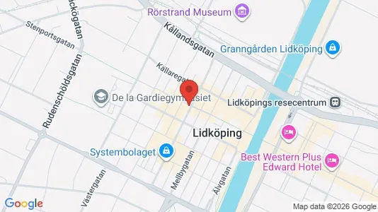 Gewerbeflächen zur Miete i Lidköping – Foto von Google Street View