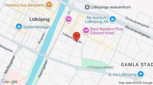 Gewerbeflächen zur Miete i Lidköping – Foto von Google Street View