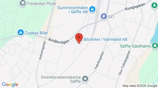 Liikekiinteistöt Vuokrattavana i Säffle - Kuva Google Street Viewstä