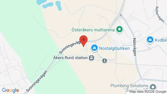 Liikekiinteistöt Vuokrattavana i Österåker - Kuva Google Street Viewstä