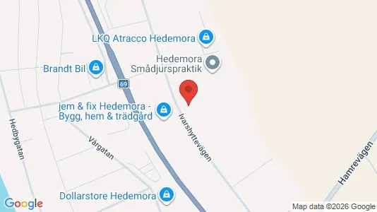 Bedrijfsruimtes te huur i Hedemora - Foto uit Google Street View