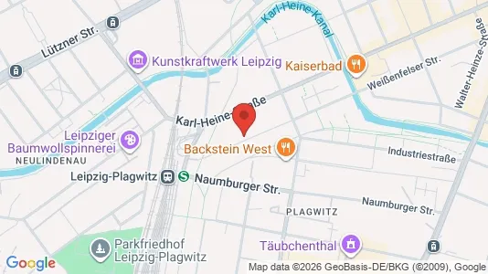 Büros zur Miete i Leipzig – Foto von Google Street View
