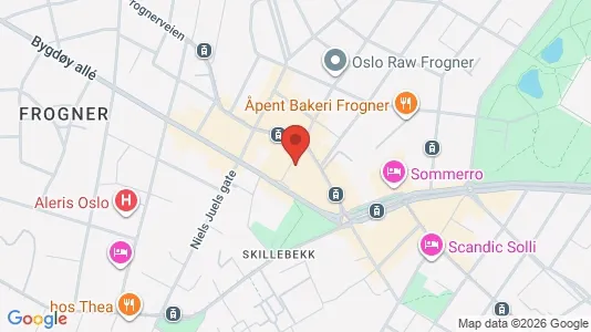 Liikekiinteistöt Vuokrattavana i Oslo Frogner - Kuva Google Street Viewstä