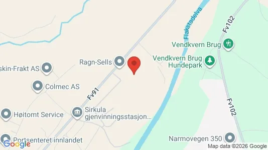 Lokaler til leje i Ringsaker - kort over placeringen