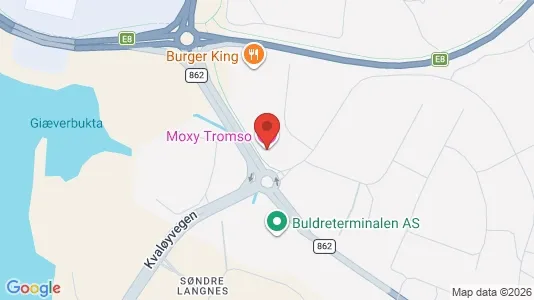 Liikekiinteistöt Vuokrattavana i Tromsø - Kuva Google Street Viewstä