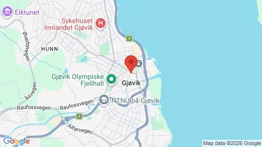 Liikekiinteistöt Vuokrattavana i Gjøvik - Kuva Google Street Viewstä