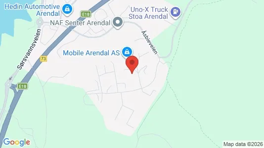 Commercial properties for rent i Arendal - Photo from Google Street View