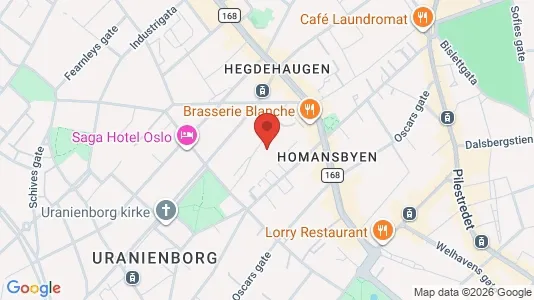 Liikekiinteistöt Vuokrattavana i Oslo Frogner - Kuva Google Street Viewstä
