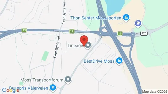 Liikekiinteistöt Vuokrattavana i Moss - Kuva Google Street Viewstä