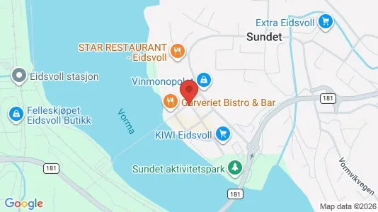 Liikekiinteistöt Vuokrattavana i Eidsvoll - Kuva Google Street Viewstä