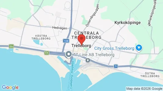 Kaupat Vuokrattavana i Trelleborg - Kuva Google Street Viewstä