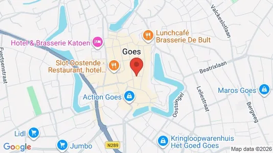 Liikekiinteistöt Vuokrattavana i Goes - Kuva Google Street Viewstä