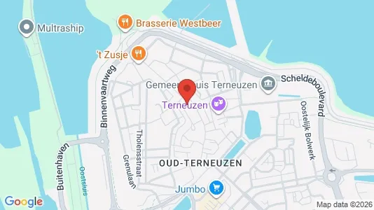 Nieruchomości komercyjne Do wynajęcia i Terneuzen - kort over placeringen