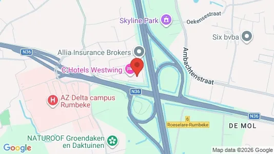 Kontorer til leie i Roeselare – Bilde fra Google Street View