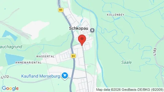 Werkstätte zur Miete i Saalekreis - kort over placeringen