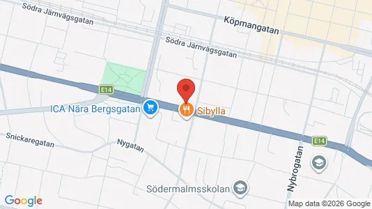 Gewerbeflächen zur Miete i Sundsvall – Foto von Google Street View