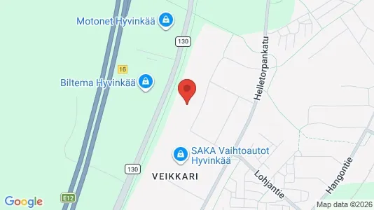 Varastot Vuokrattavana i Hyvinkää - Kuva Google Street Viewstä