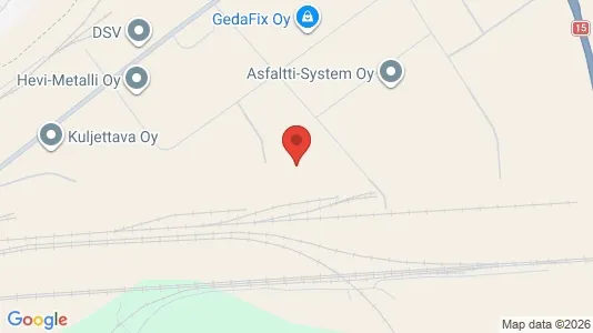 Lagerlokaler til leje i Kouvola - Foto fra Google Street View