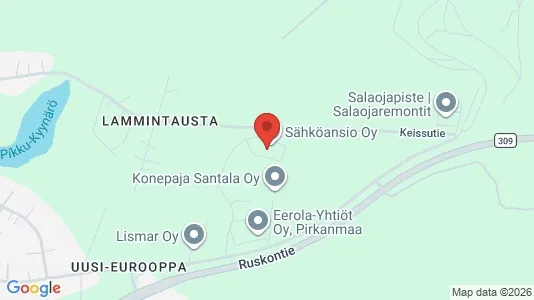 Varastot Vuokrattavana i Lempäälä - Kuva Google Street Viewstä