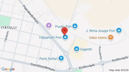Lager til leie i Pori – Bilde fra Google Street View