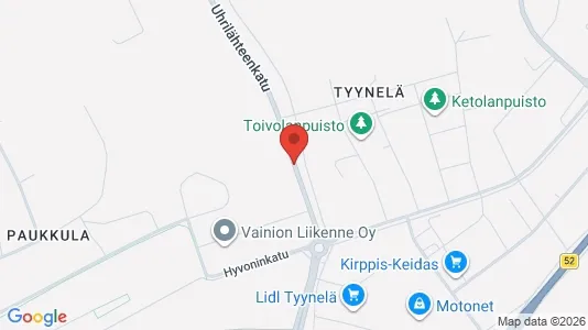 Varastot Vuokrattavana i Salo - Kuva Google Street Viewstä