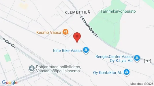 Varastot Vuokrattavana i Vaasa - Kuva Google Street Viewstä