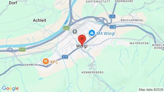 Kaupat Vuokrattavana i Wörgl - Kuva Google Street Viewstä