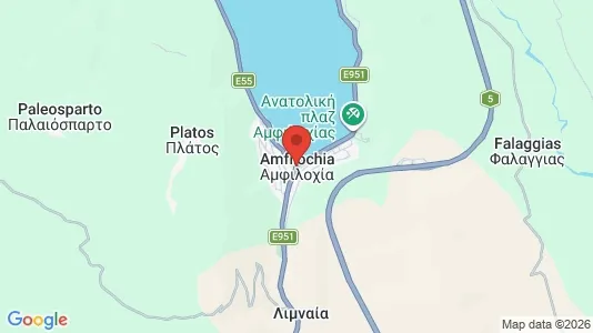 Tiendas En alquiler i Amfilochia - kort over placeringen
