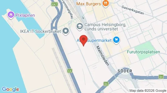 Kontorlokaler til leje i Helsingborg - Foto fra Google Street View