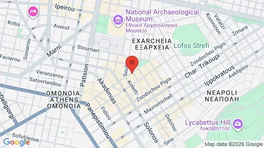 Office spaces for rent i Athens Exarchia - Photo from Google Street View