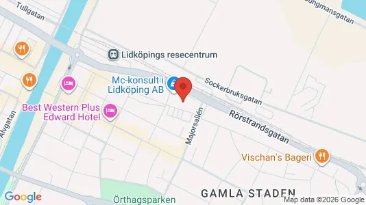 Bedrijfsruimtes te huur i Lidköping - Foto uit Google Street View