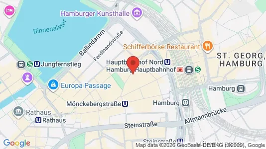 Kontorlokaler til leje i Hamborg Mitte - Foto fra Google Street View
