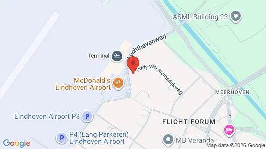 Kontorer til leie i Eindhoven - kort over placeringen