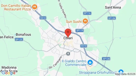 Varastot Vuokrattavana i Chieri - Kuva Google Street Viewstä