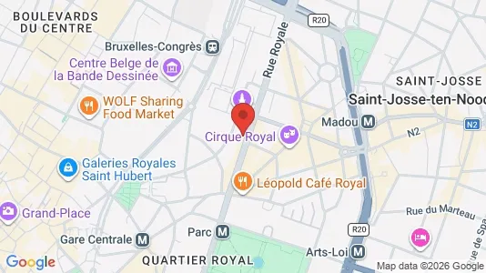Kontorer til leie i Stad Brussel – Bilde fra Google Street View